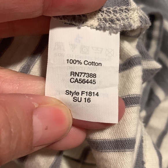 Madewell Forward-Seam Tank Top in Stripe size large - Picture 6 of 7